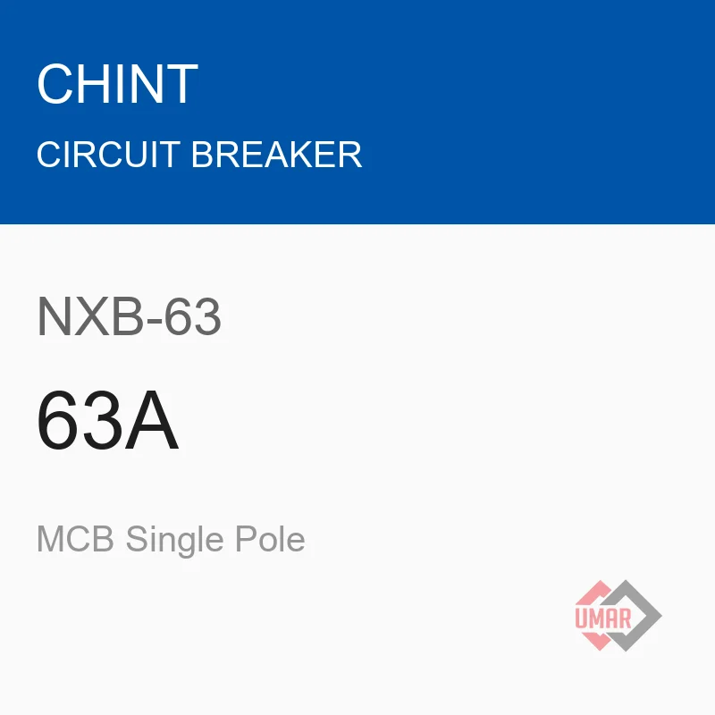Chint NXB-63 63A MCB Single Pole