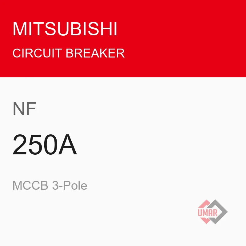 Mitsubishi NF 250A MCCB 3-Pole