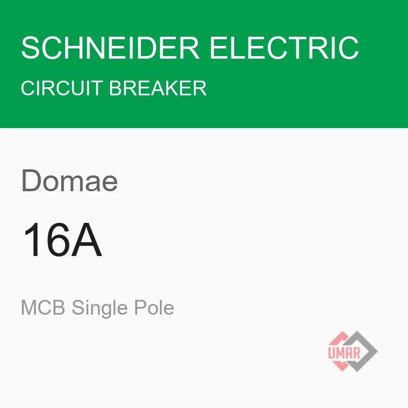 Schneider Electric Domae 16A MCB Single Pole
