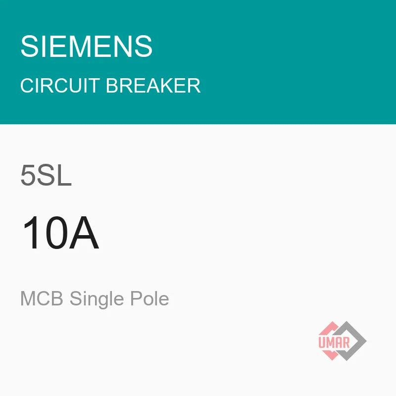Siemens 5SL 10A MCB Single Pole