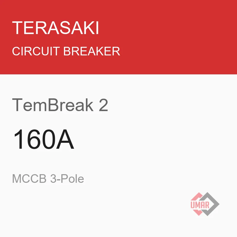 Terasaki TemBreak 2 160A MCCB 3-Pole