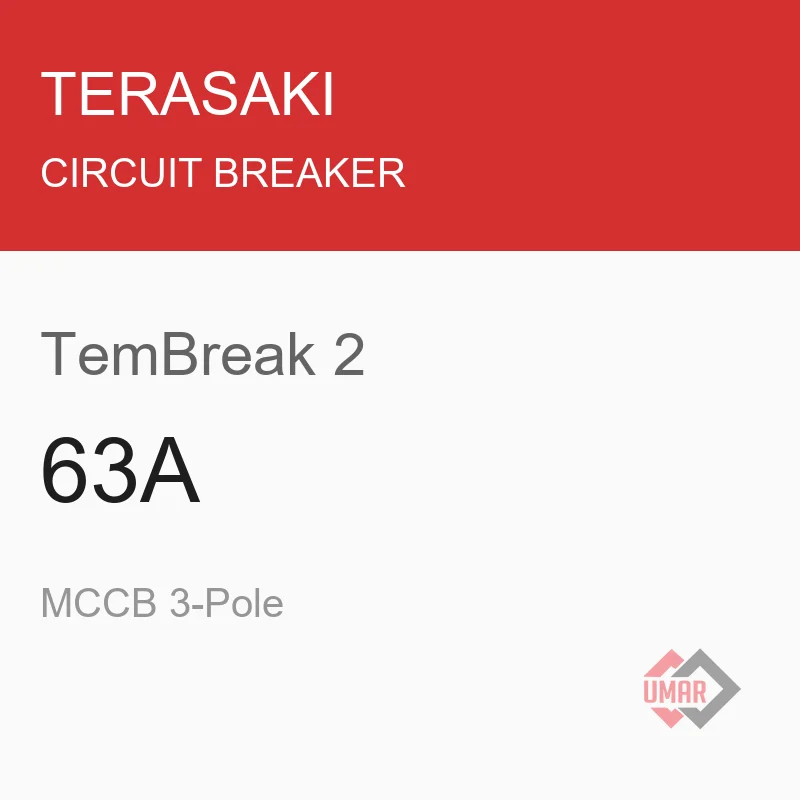 Terasaki TemBreak 2 63A MCCB 3-Pole