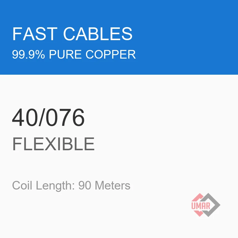 Fast Cables 40/076 Flexible Copper Wire