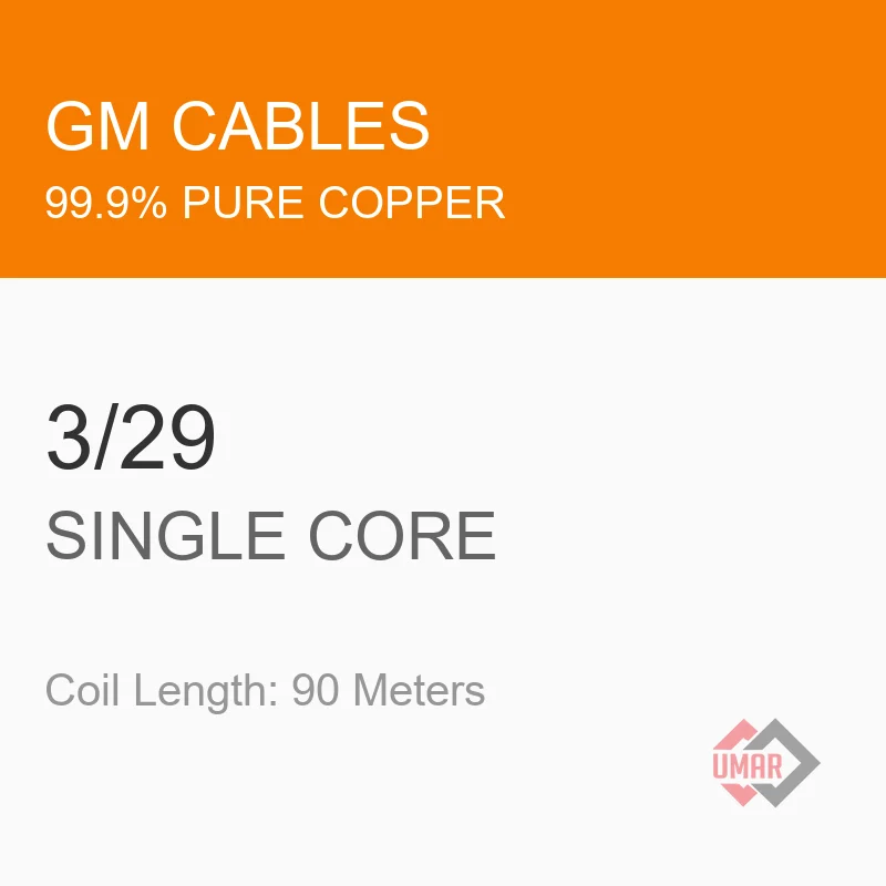 GM Cables 3/29 Single Core Copper Wire