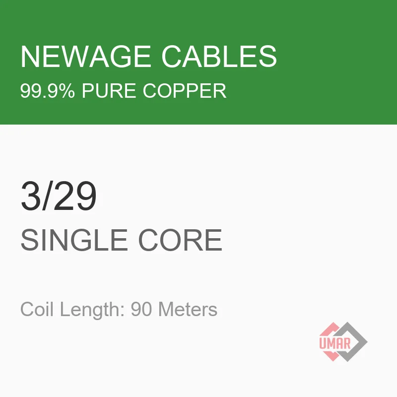 Newage Cables 3/29 Single Core Copper Wire