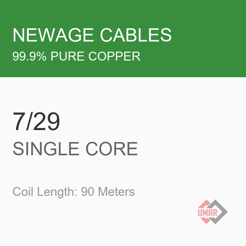 Newage Cables 7/29 Single Core Copper Wire
