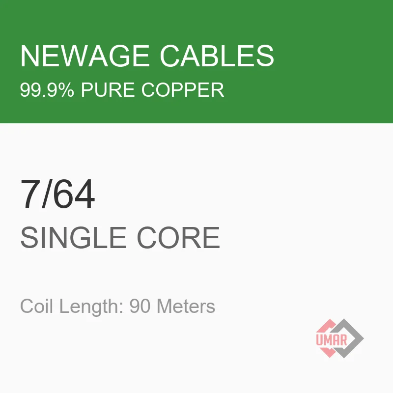 Newage Cables 7/64 Single Core Copper Wire