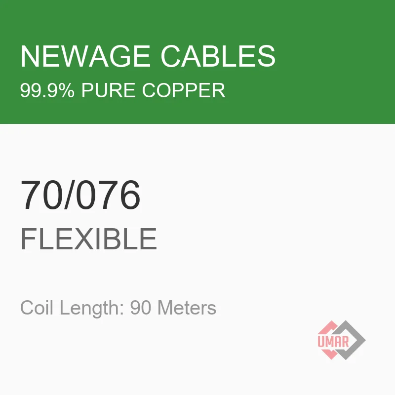Newage Cables 70/076 Flexible Copper Wire