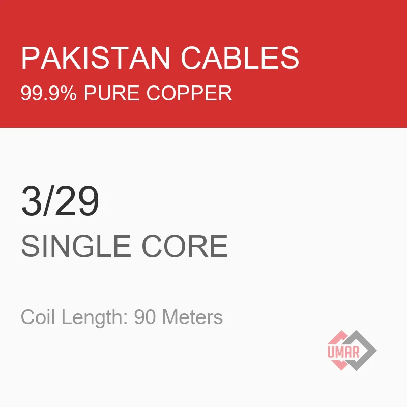 Pakistan Cables 3/29 Single Core Copper Wire