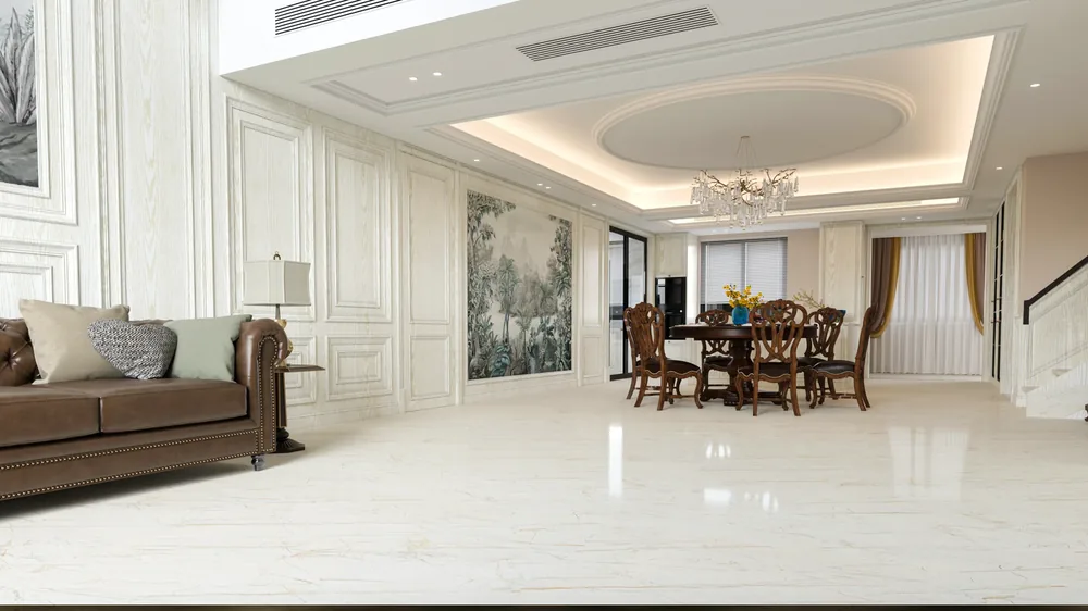 Ghani Arctic Drift Polished Porcelain Tile variant 2