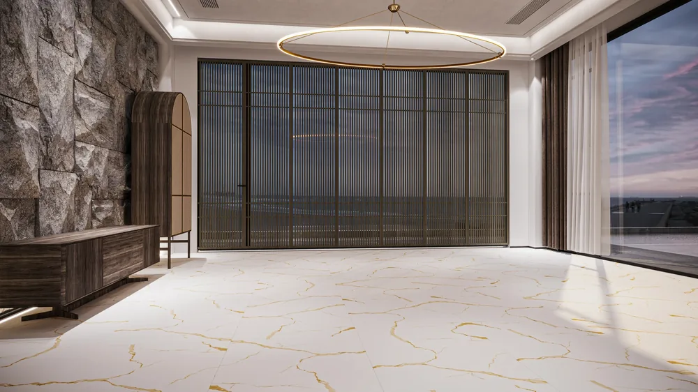 Ghani Auric Glow Polished Porcelain Tile variant 2