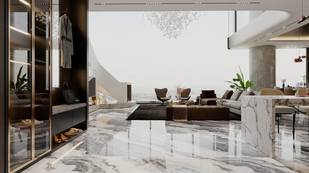 Ghani Baikal Polished Porcelain Tile variant 4