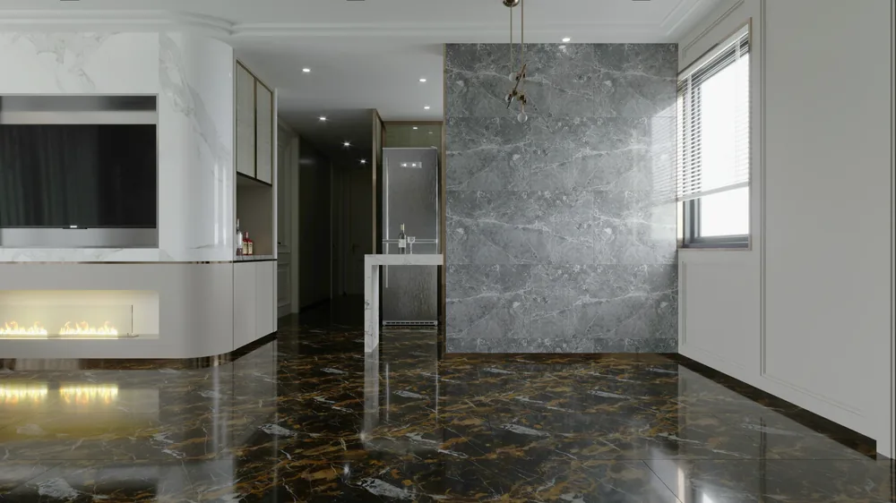Ghani Baltic Ember Polished Porcelain Tile variant 4