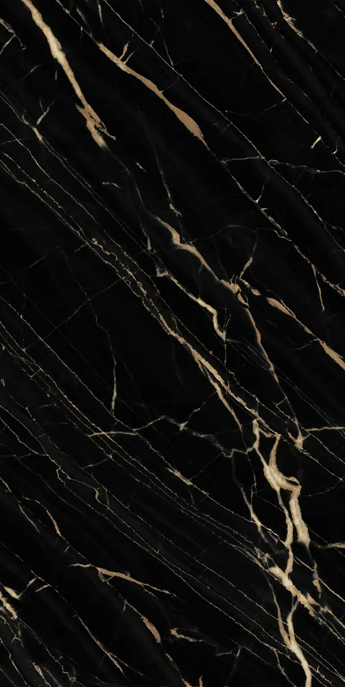 Ghani Black Monarch Polished Porcelain Tile variant 2