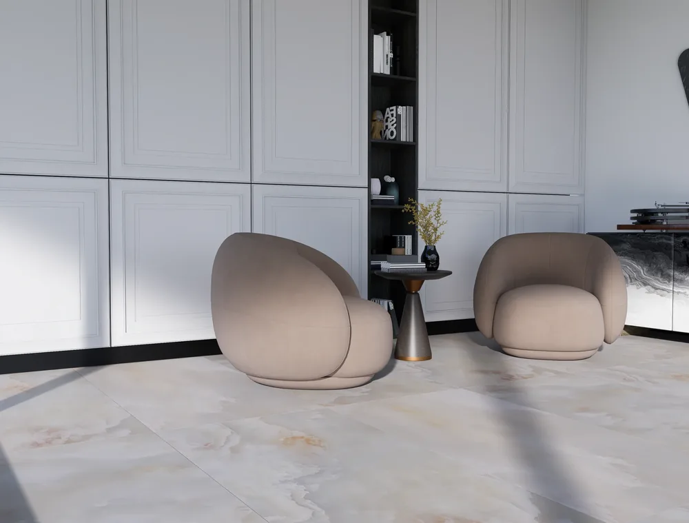 Ghani Celestine Polished Porcelain Tile variant 4