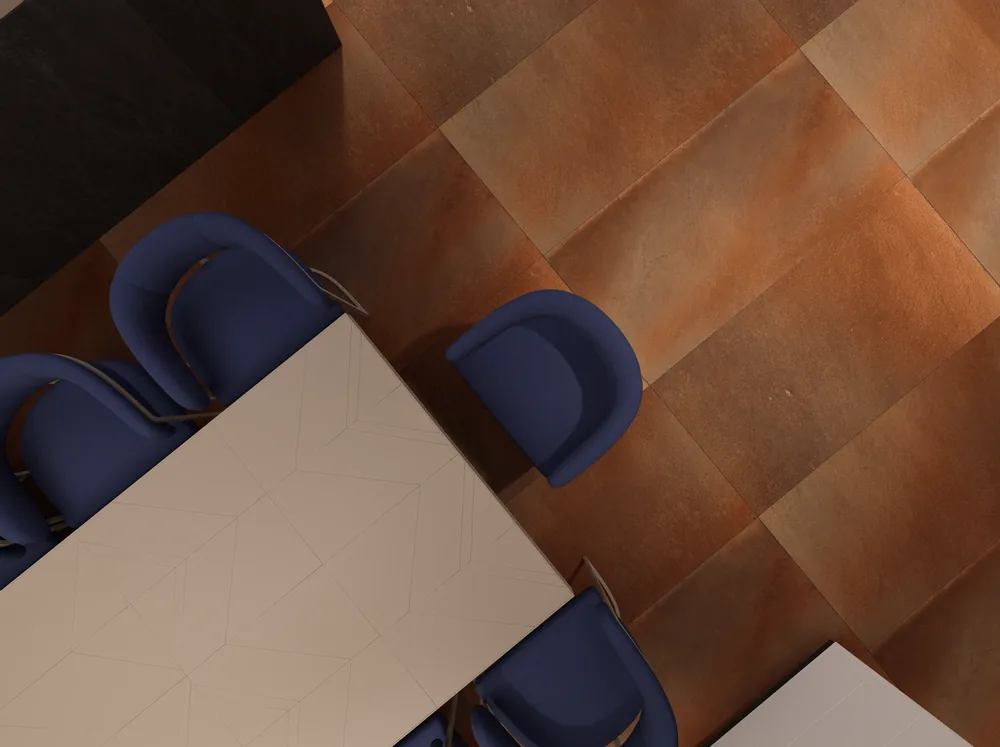Ghani Cortenox Matt Porcelain Tile variant 4