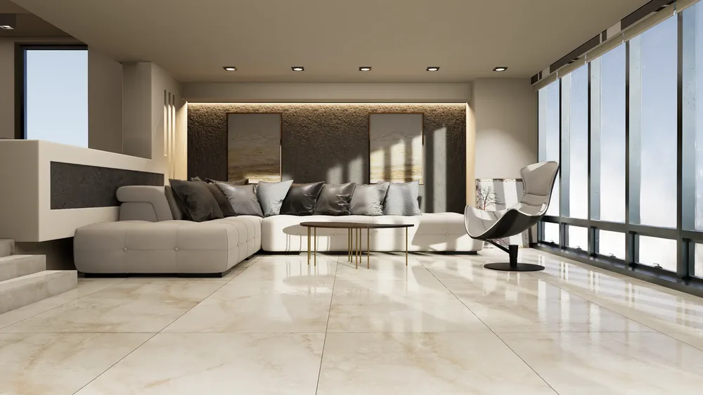 Ghani Crema Onyx Polished Porcelain Tile variant 4