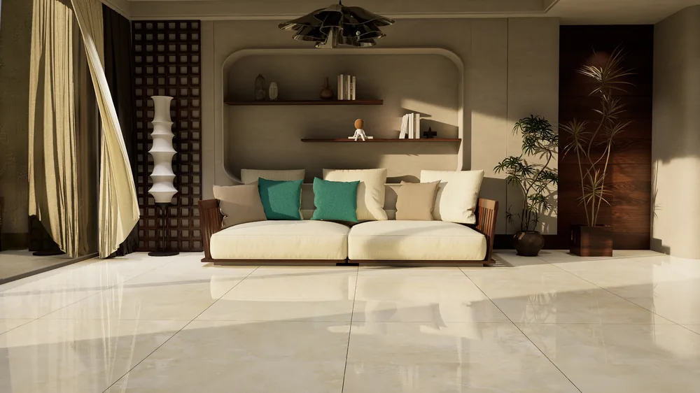 Ghani Crema Oro Polished Porcelain Tile variant 4