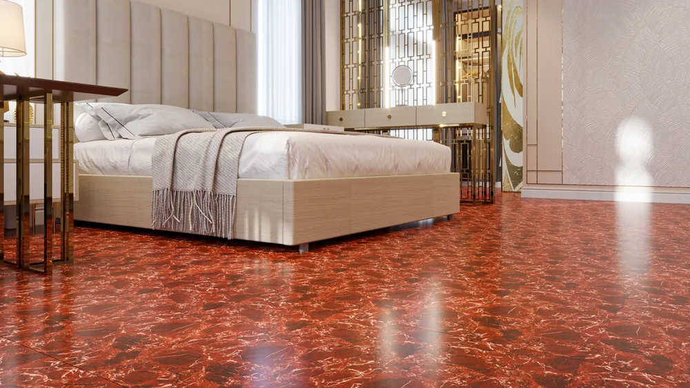 Ghani Crimson Glow Polished Porcelain Tile variant 2