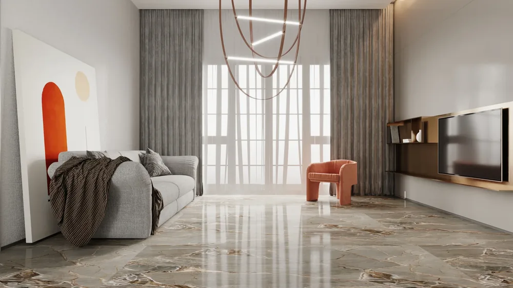 Ghani Euphrates Polished Porcelain Tile variant 4