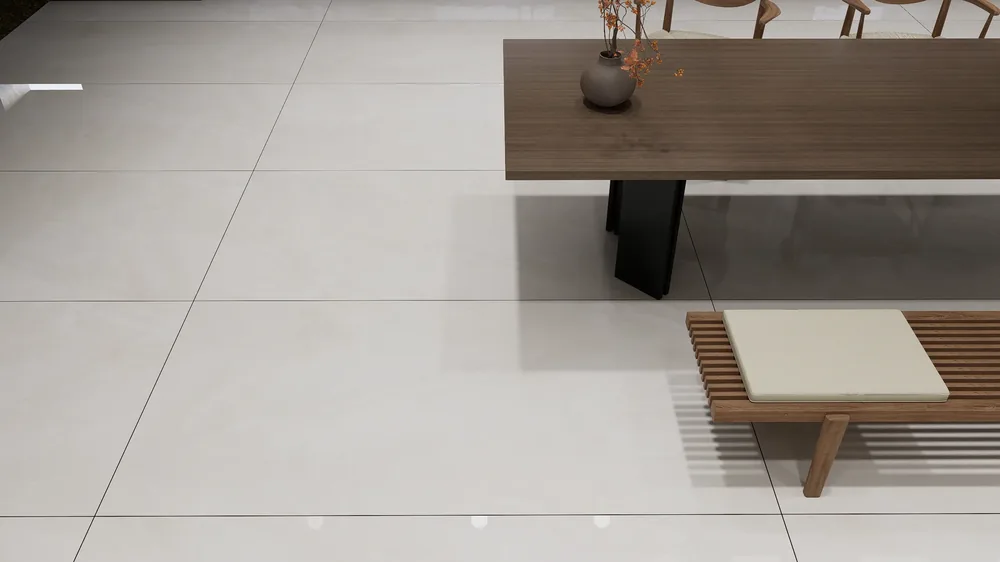 Ghani Ivory Drift Polished Porcelain Tile variant 4