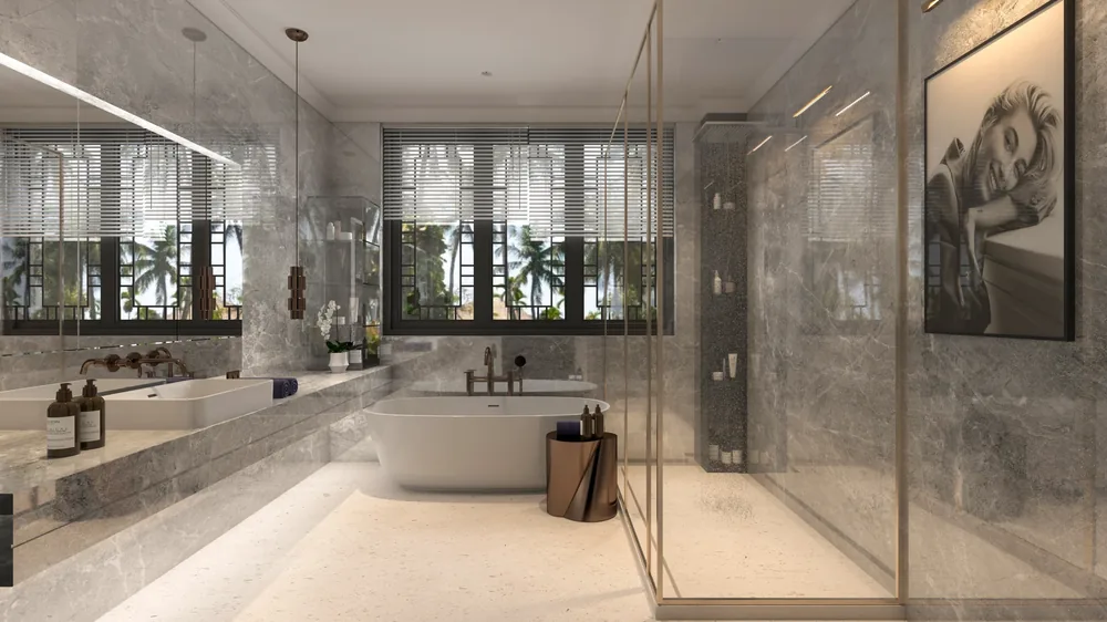 Ghani Ivory Grain Matt Porcelain Tile variant 2