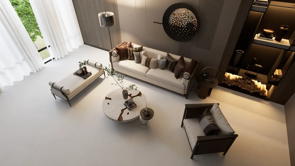 Ghani Nimbus Matt Porcelain Tile variant 4