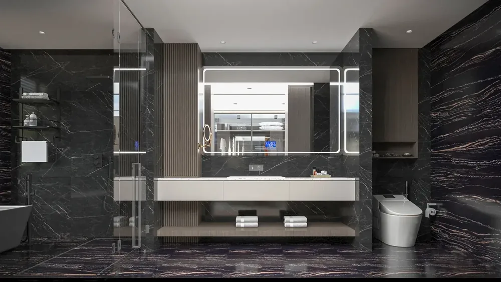 Ghani Nocturne Polished Porcelain Tile variant 2