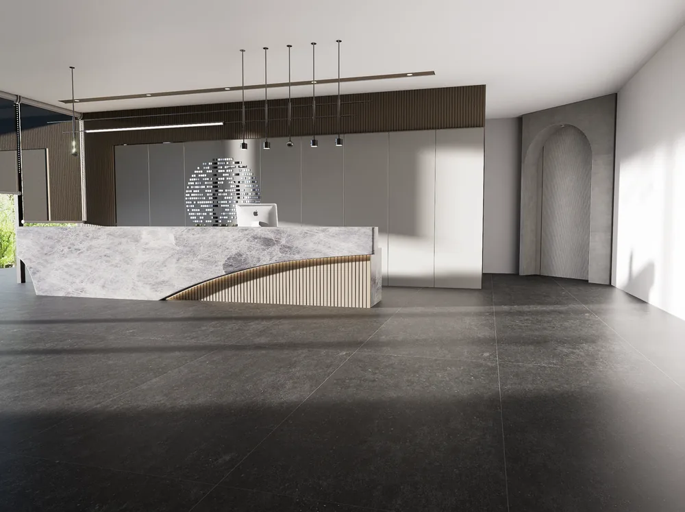 Ghani Obscura Matt Porcelain Tile variant 4
