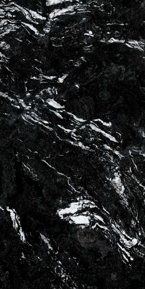 Ghani Obsidian Rift Polished Porcelain Tile variant 3