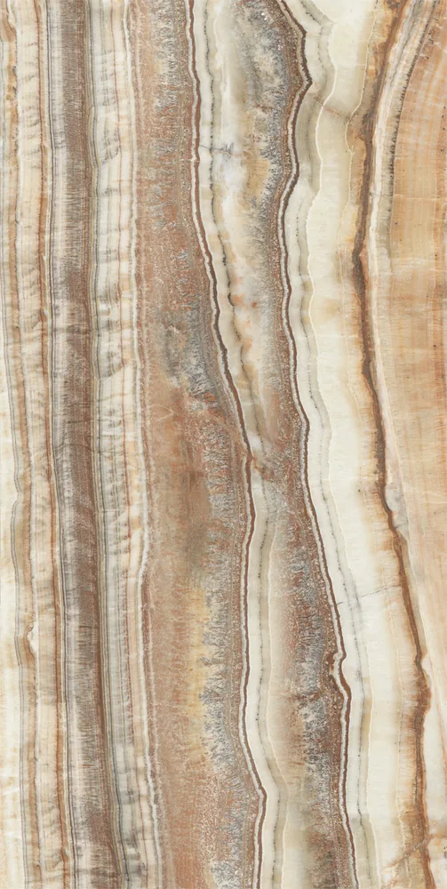Ghani Onyx Amber Polished Porcelain Tile variant 3
