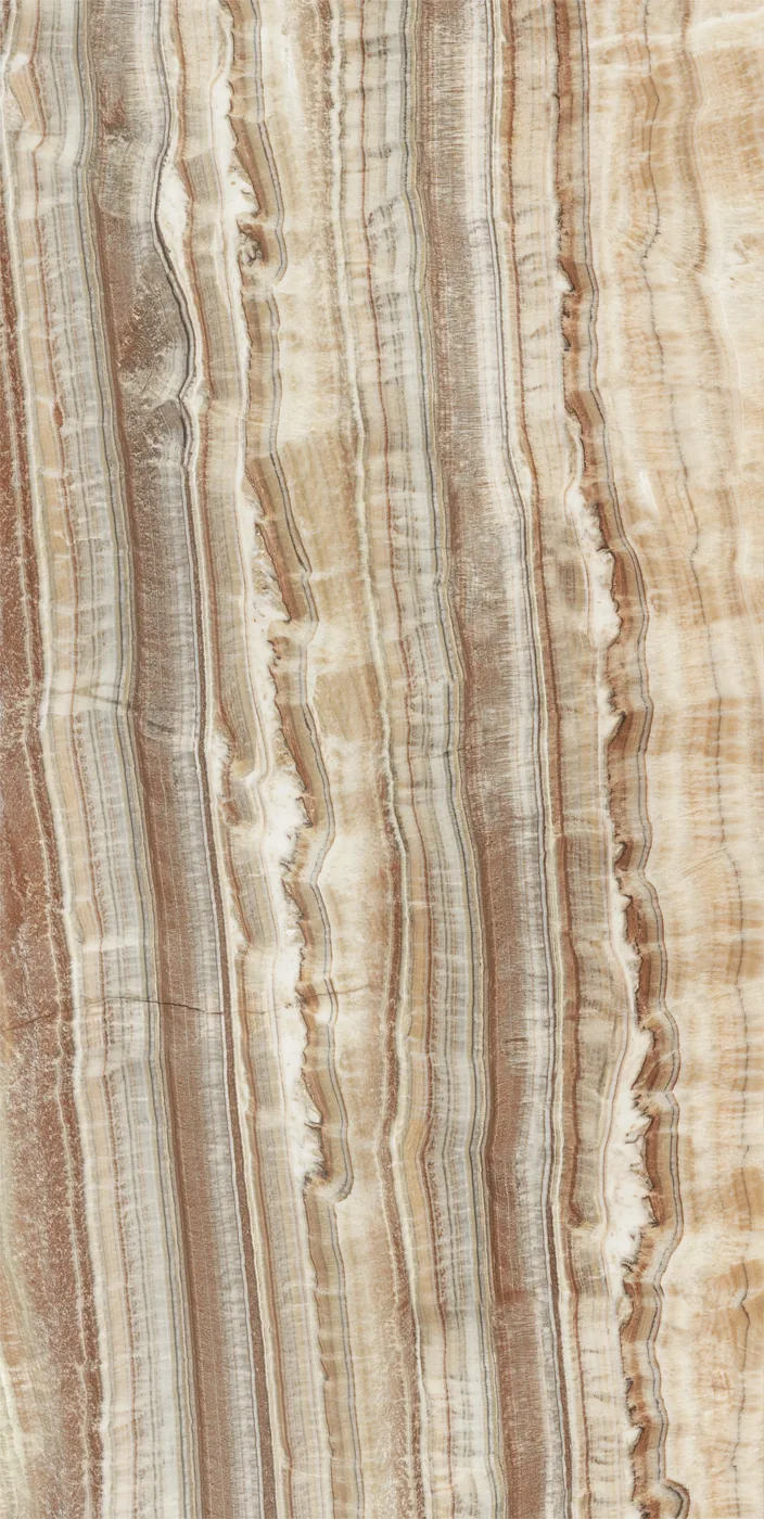 Ghani Onyx Amber Polished Porcelain Tile