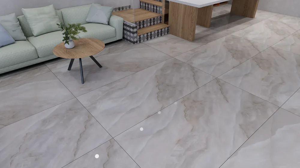 Ghani Pearl Drift Onyx Polished Porcelain Tile variant 3