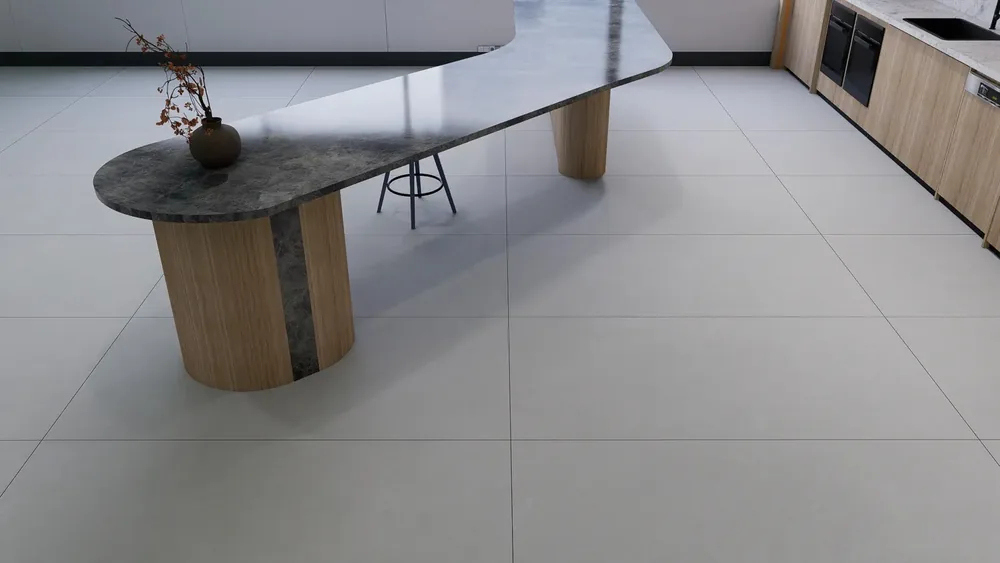 Ghani Polar Quartz Matt Porcelain Tile variant 4