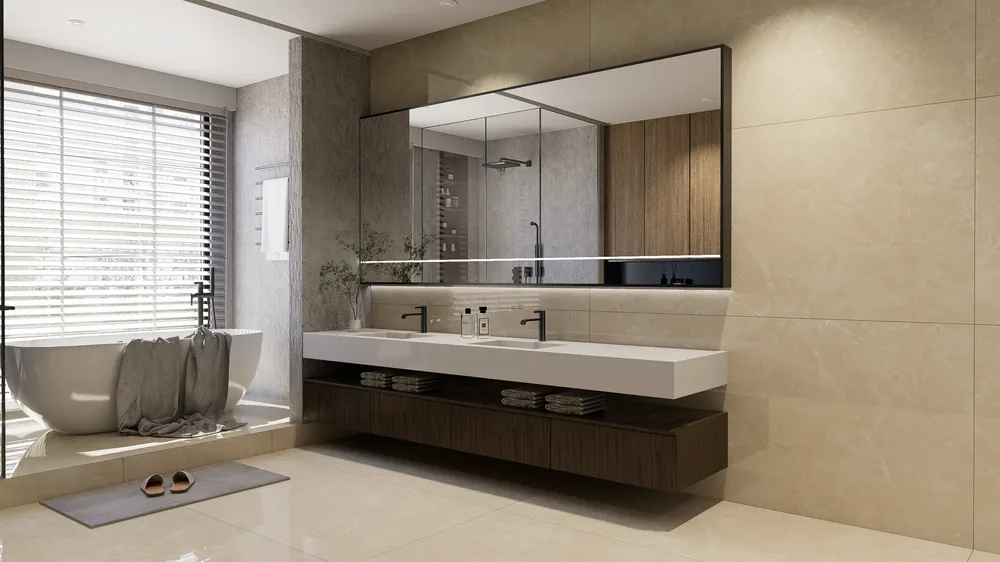 Ghani Sand Marble Polished Porcelain Tile variant 3