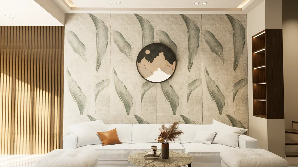 Ghani Tropical Canopy Elegant Porcelain Tile variant 3
