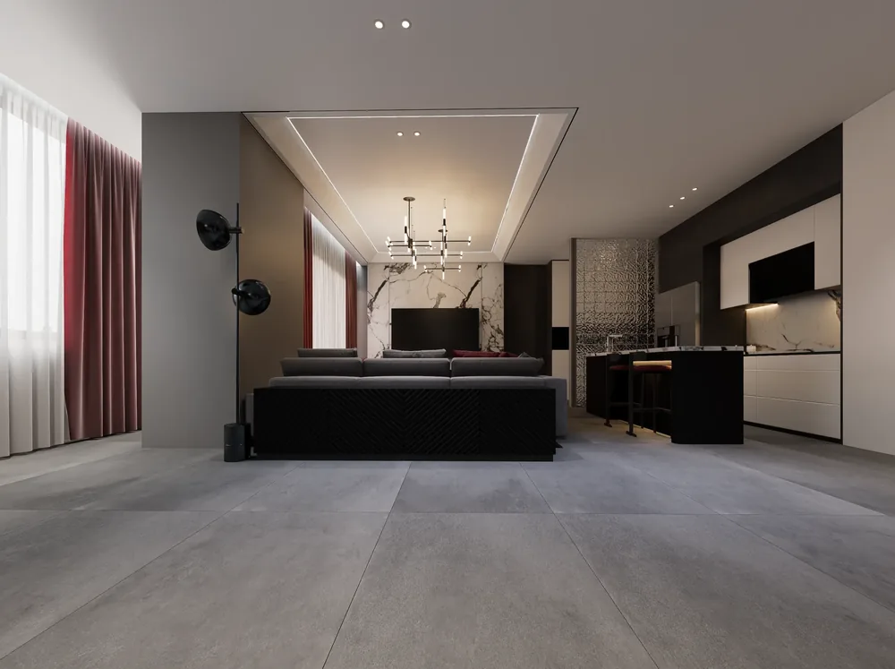 Ghani Vulcera Matt Porcelain Tile variant 4