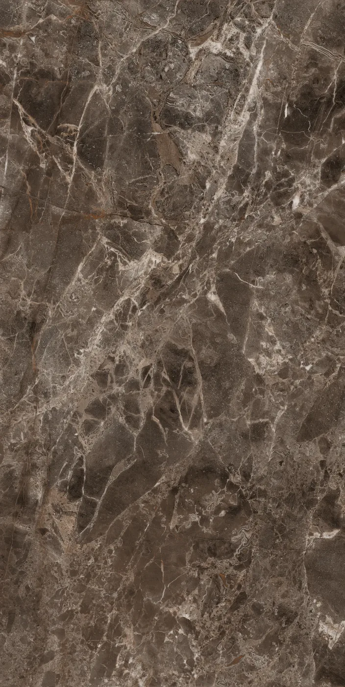 Ghani Walnut Marble Polished Porcelain Tile