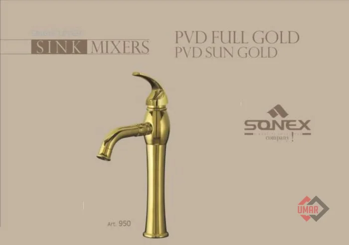 Sink Mixer Paradise Gold 950 Long