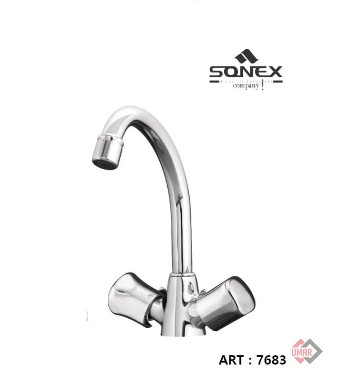 Basinmixer round chrome 7683