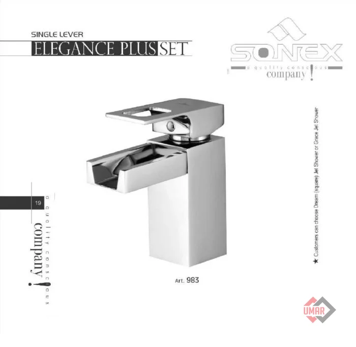 Basinmixer lever chrome elegance 983-CP
