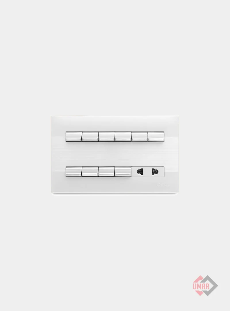 Opal 10 Switches + 1 Socket (Century Series)