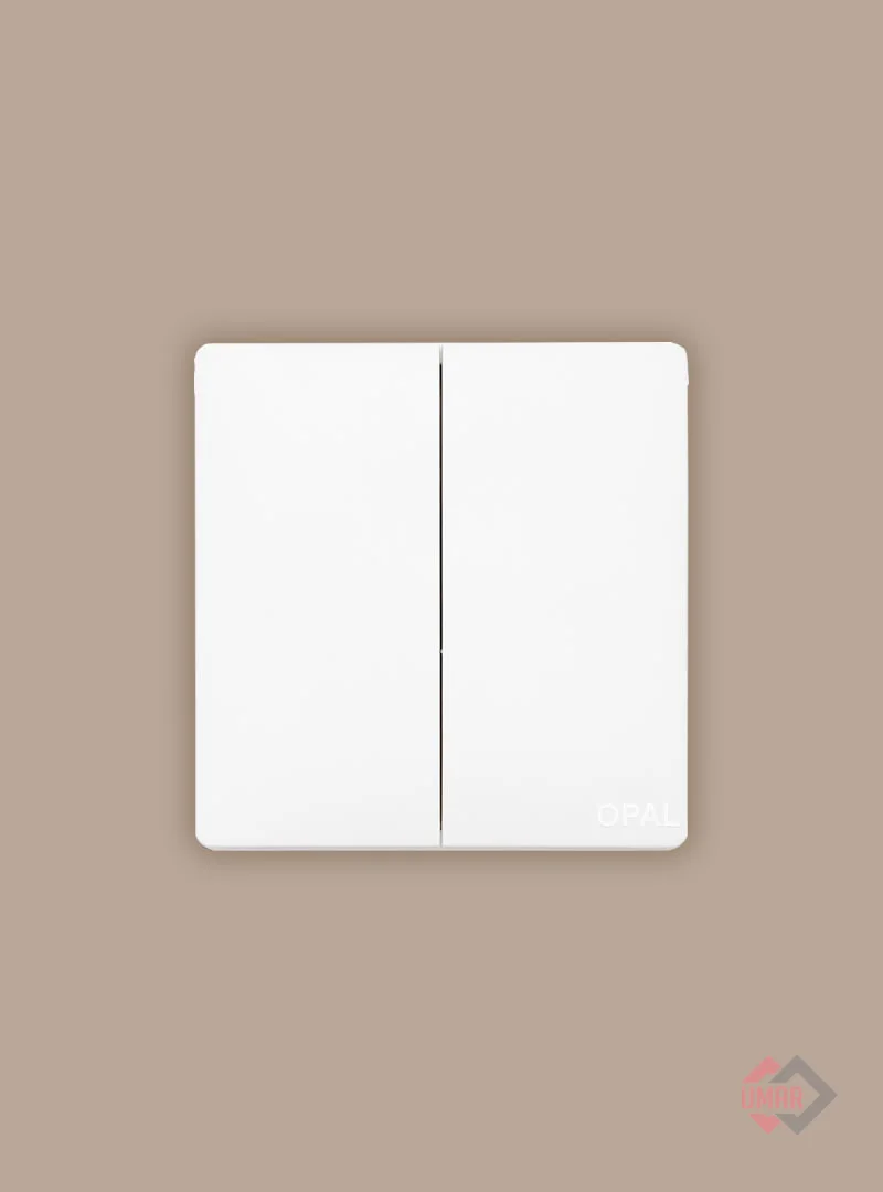 Opal 2 Gang Switch (Prium Series)