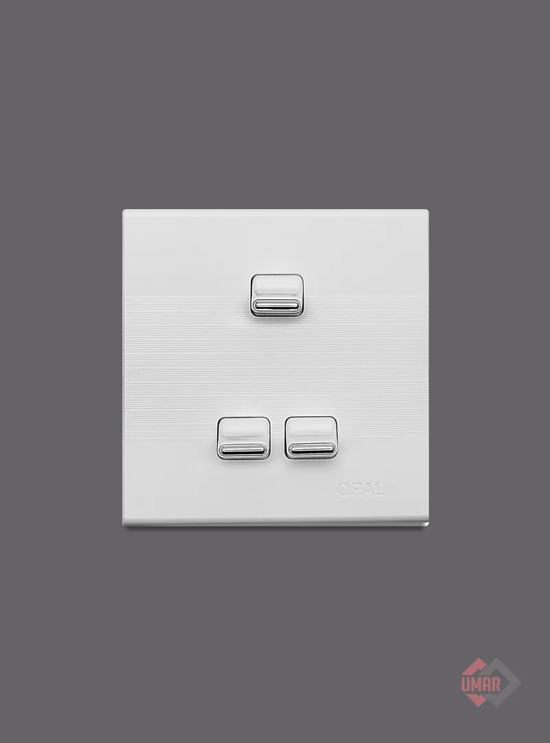 Opal 3 Gang Switch (Pride Series)