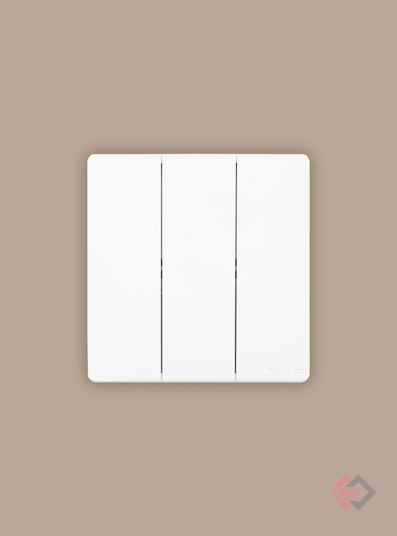 Opal 3 Gang Switch (Prium Series)
