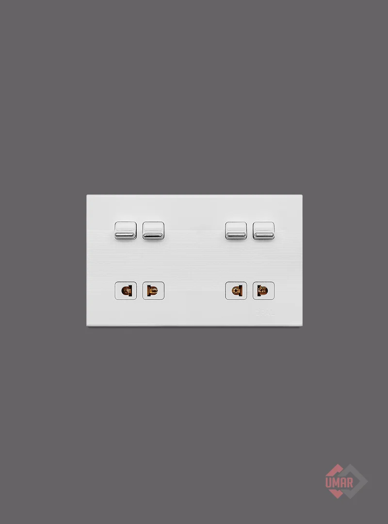 Opal 4 Switches + 2 Sockets (Pride Series)