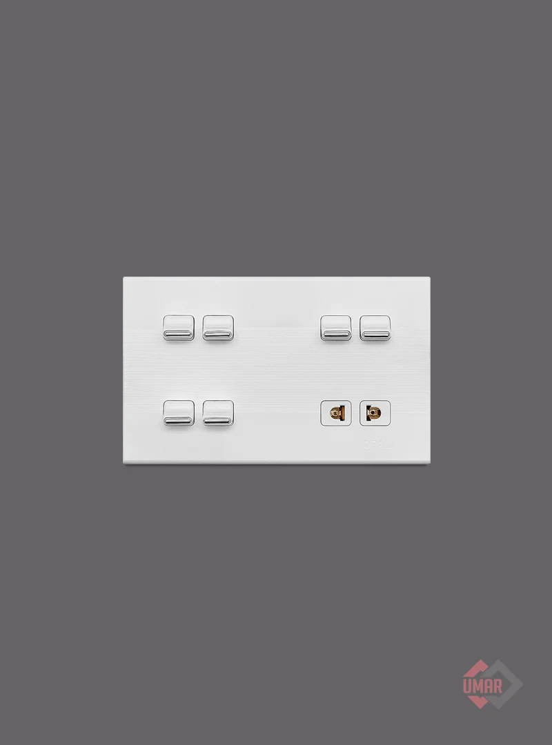 Opal 6 Switches + 1 Socket (Pride Series)