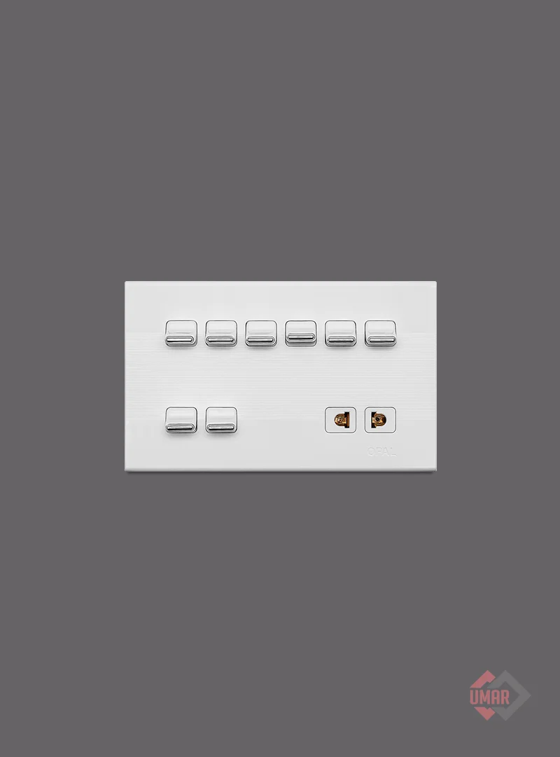 Opal 8 Switches + 1 Socket (Pride Series)