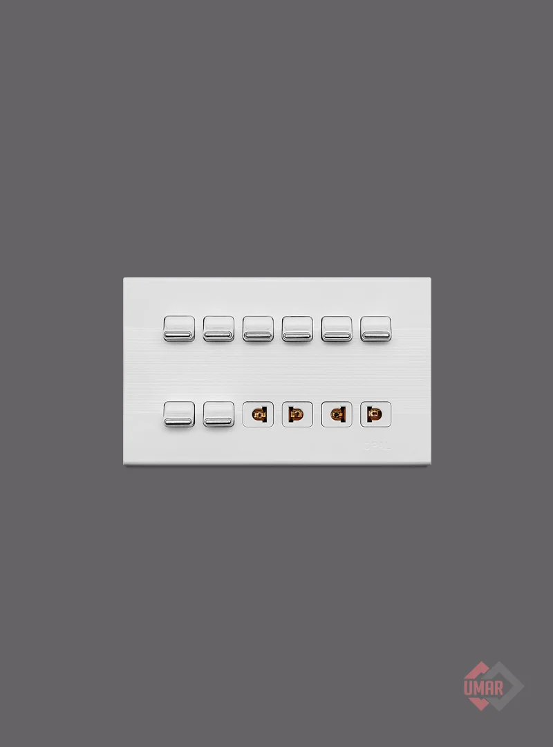 Opal 8 Switches + 2 Sockets (Pride Series)