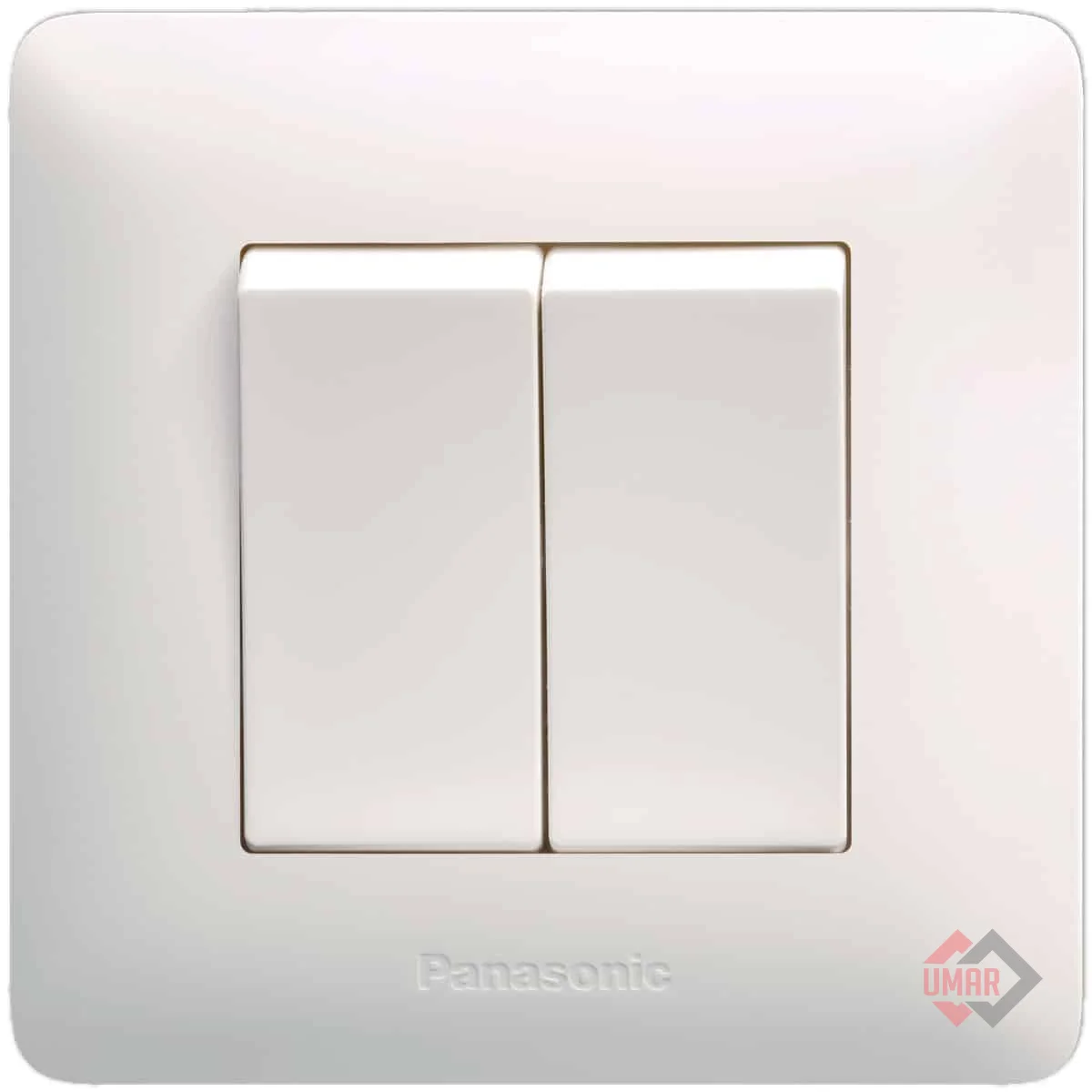 Panasonic 2G 2-Way Switch-White (Simplus Series)
